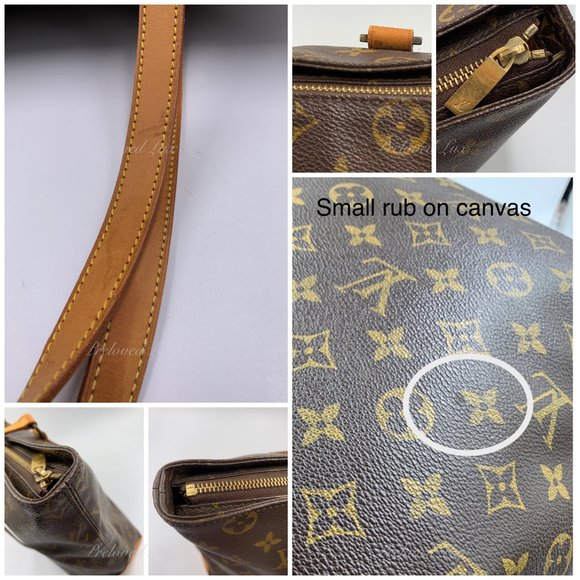 Authentic LOUIS VUITTON Monogram Cabas Mezzo Tote Shoulder Bag - Picture 11 of 16